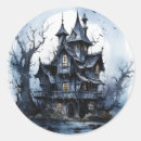 Search for haunted castle stickers Halloween