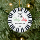 Search for piano christmas tree decorations Music notes