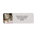 Search for cute cats return address labels Feline