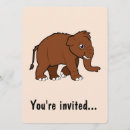 Search for woolly mammoth invitations Elephant