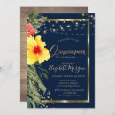 Search for beach quinceanera invitations Elegant