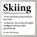 Search for skier skiing posters Funny