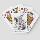Search for white rabbit playing cards Red