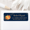 Search for fall pumpkin return address labels Thanksgiving