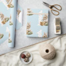 Search for bunnies wrapping paper Watercolor