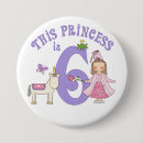 Search for unicorn birthday badges Princess