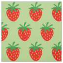 Search for cute strawberry fabric Red