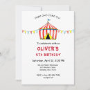 Search for circus 2nd birthday invitations Come one come all