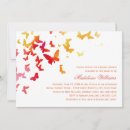 Search for red butterfly invitations Elegant
