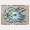 Search for tribal wolf decor Feathers