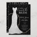 Search for here comes the bride invitations Black