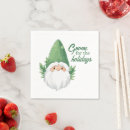 Search for christmas gnomes napkins Gnome for the holidays