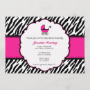 Search for zebra print invitations Shower