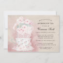 Search for afternoon tea bridal shower invitations Vintage