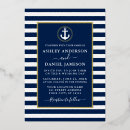 Search for boat wedding invitations Navy blue