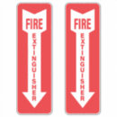 Search for extinguisher stickers Emergency