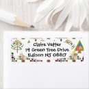 Search for curved return address labels Curves