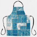 Search for quilt pattern aprons Blue