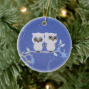 Search for white owl christmas tree decorations Winter