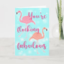 Search for funny flamingo birthday cards Birds