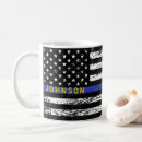 Search for thin blue line police mugs Support