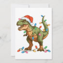 Search for dino christmas cards Santa