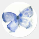Search for blue butterfly stickers Watercolour