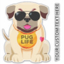 Search for illustrate bumper stickers Pug