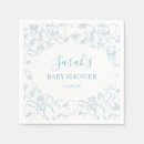 Search for teddy bear baby shower napkins Toile de jouy