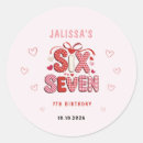 Search for girls 7th birthday stickers For her