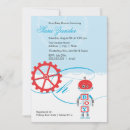 Search for robot baby invitations Red