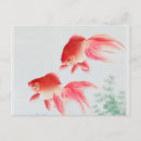 Search for vintage goldfish postcards Asian