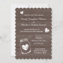 Search for wood grain wedding invitations Country