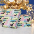 Search for pastel pink christmas wrapping paper Girl