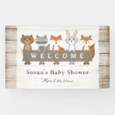 Search for animal baby shower banners Forest animals