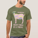 Search for goat yoga tshirts Funny