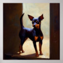 Search for miniature pinscher art Puppy