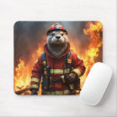 Search for fire fighter mousepads Fireman