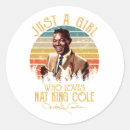 Search for music icon stickers Nat king cole