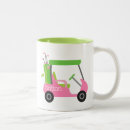 Search for golf cart mugs Pink