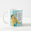 Search for retro housewife coffee mugs Sarcasm