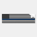 Search for white line bumper stickers Support police