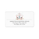 Search for new house return address labels Cute