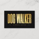 Search for dog walker business cards Professional modern elegant