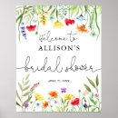 Search for yellow flower posters bridal shower welcome signs