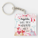 Search for proposal proposing key rings Engaged