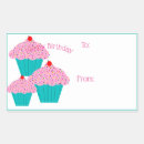 Search for cupcake rectangle stickers Birthday