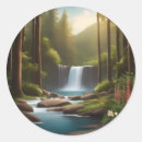 Search for waterfall stickers Forest