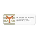 Search for fox return address labels Forest animals