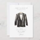 Search for black tuxedo invitations Modern